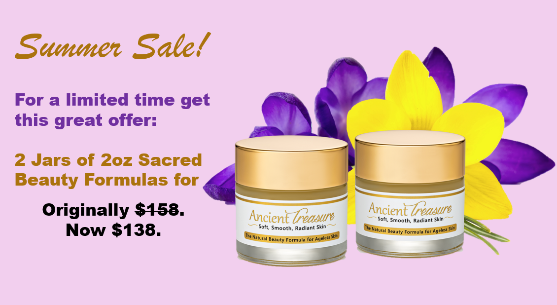 Summer Sale - Two 2oz Jars of Ancient Treasure
