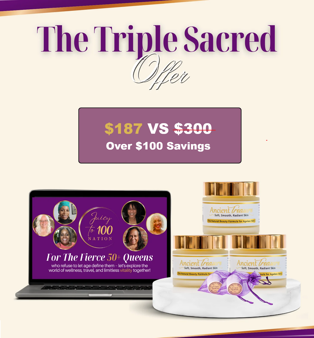 Three 2oz Jars Plus 2 Gift Size Jars - Black Friday Sale 2025